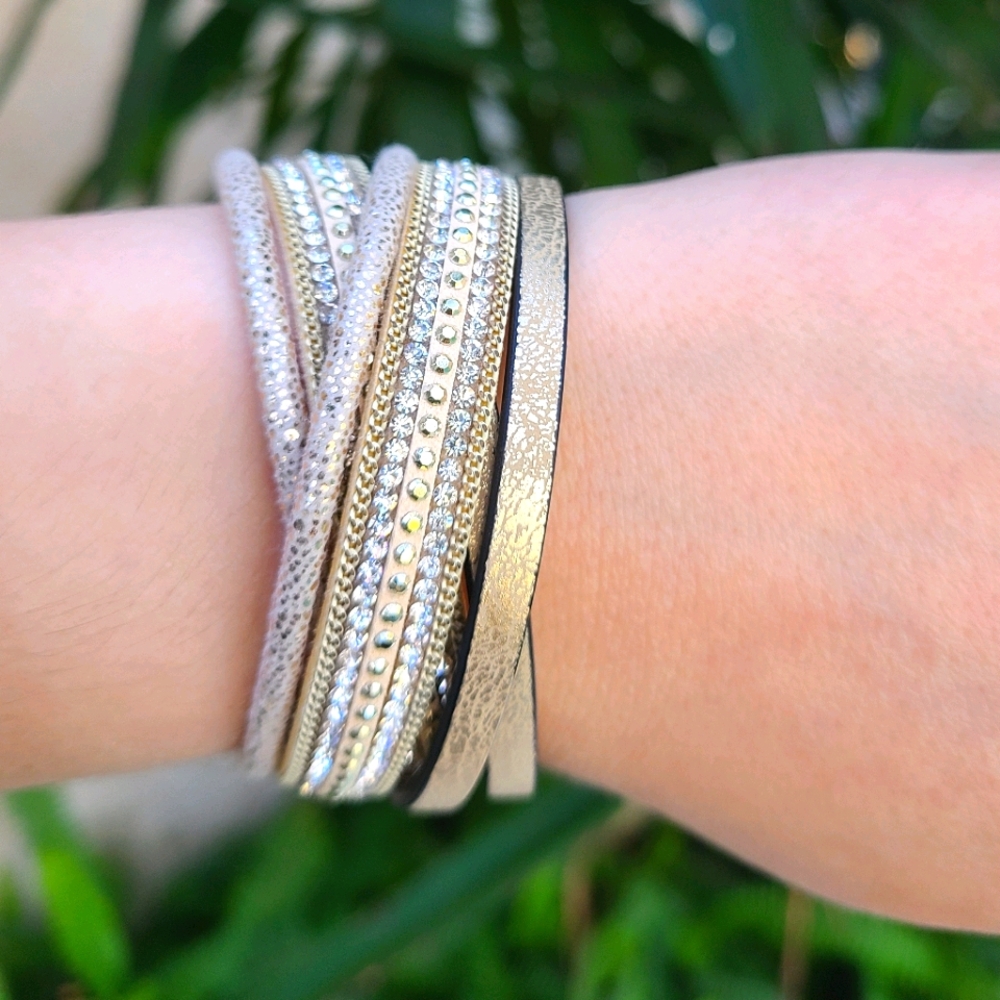 Gold color bracelet
